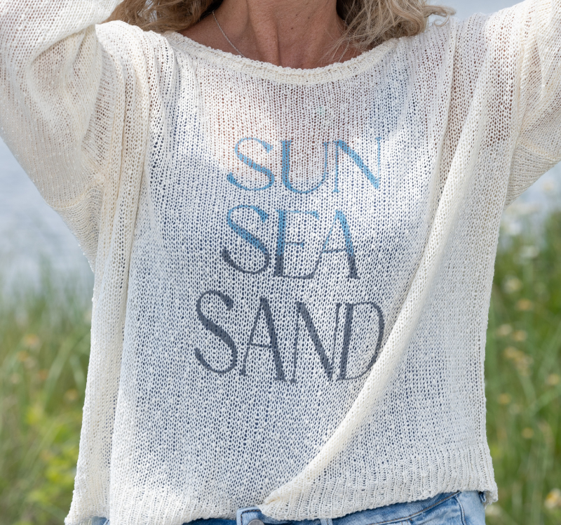 Sun Sea Sand Beach Knit – Beach Life CC