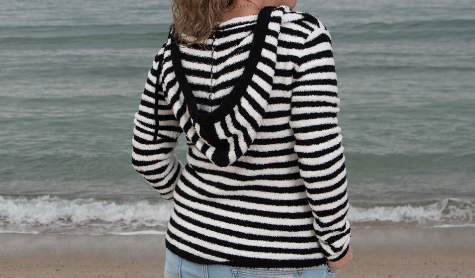 Race Point Fleece Striped Hoodie