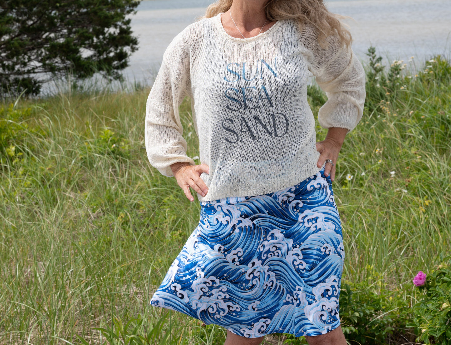 Sun Sea Sand Beach Knit